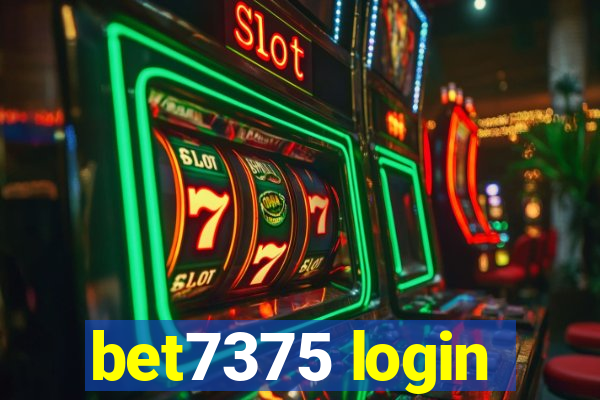 bet7375 login